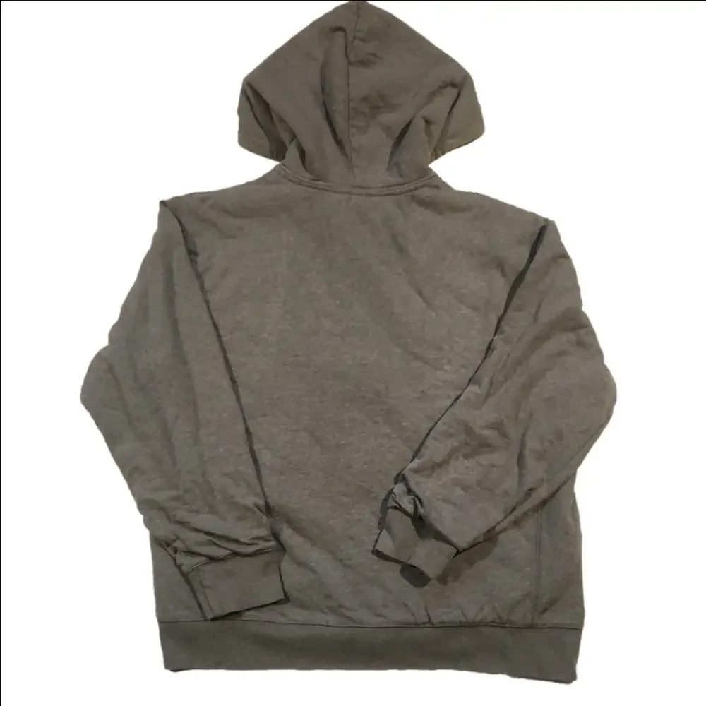 Basic Editions Men's Gray Heavy Zip-Up Hoodie
